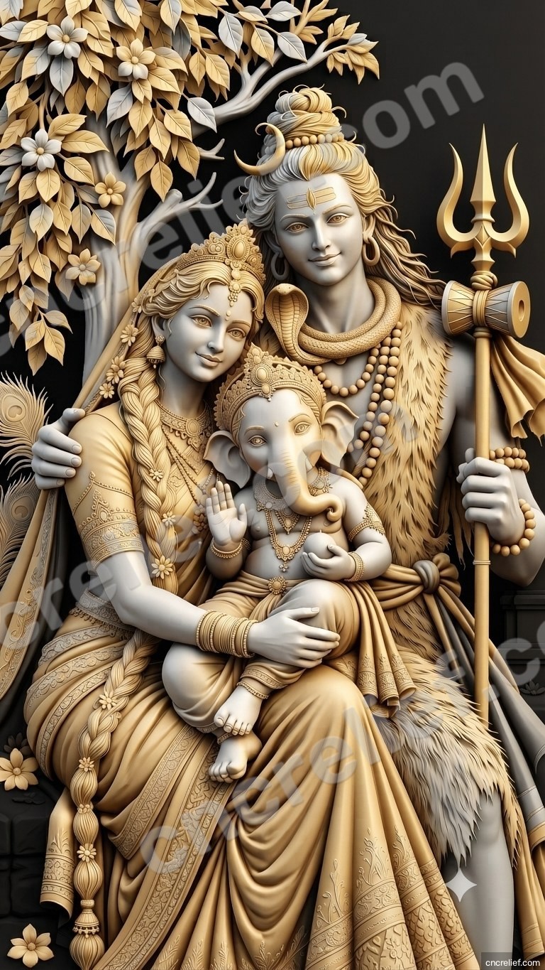 GOD 050 - 3D relief design preview