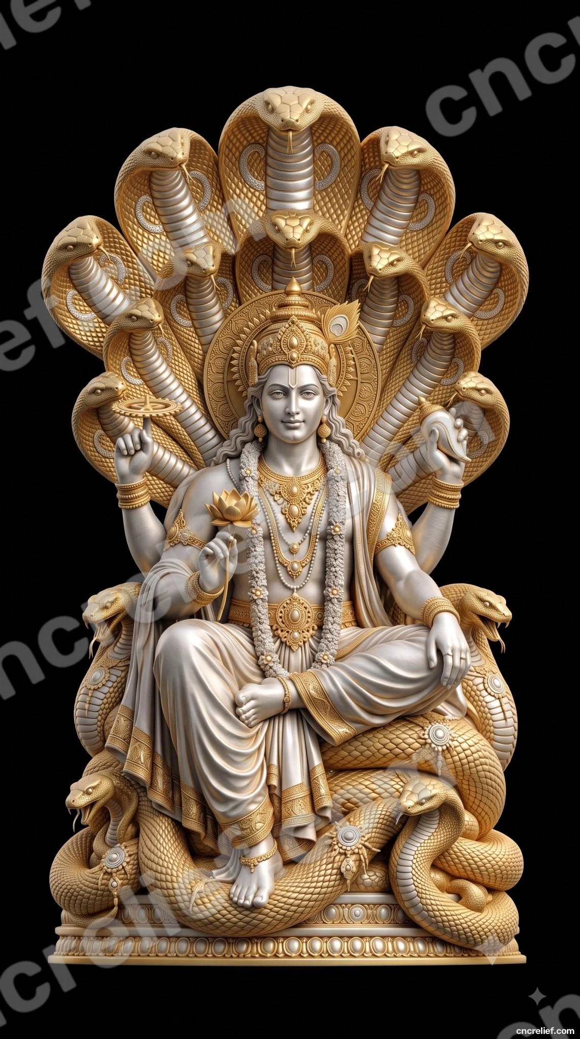 GOD 034 - 3D relief design preview