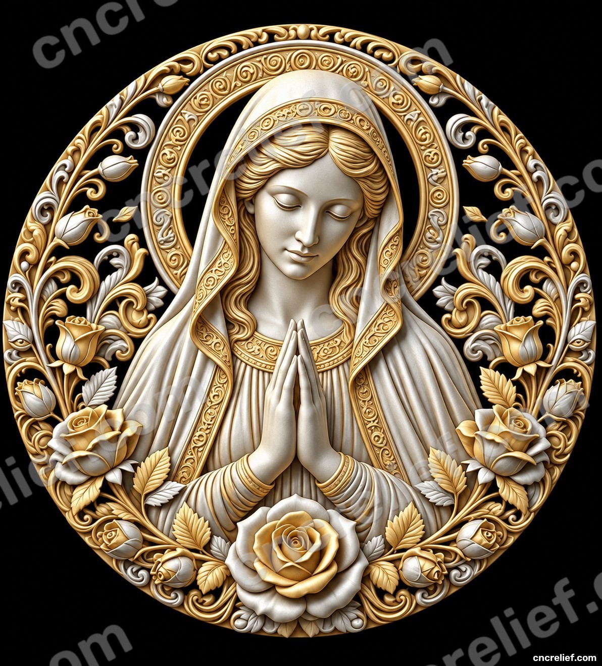 Christianity 135 - 3D relief design preview