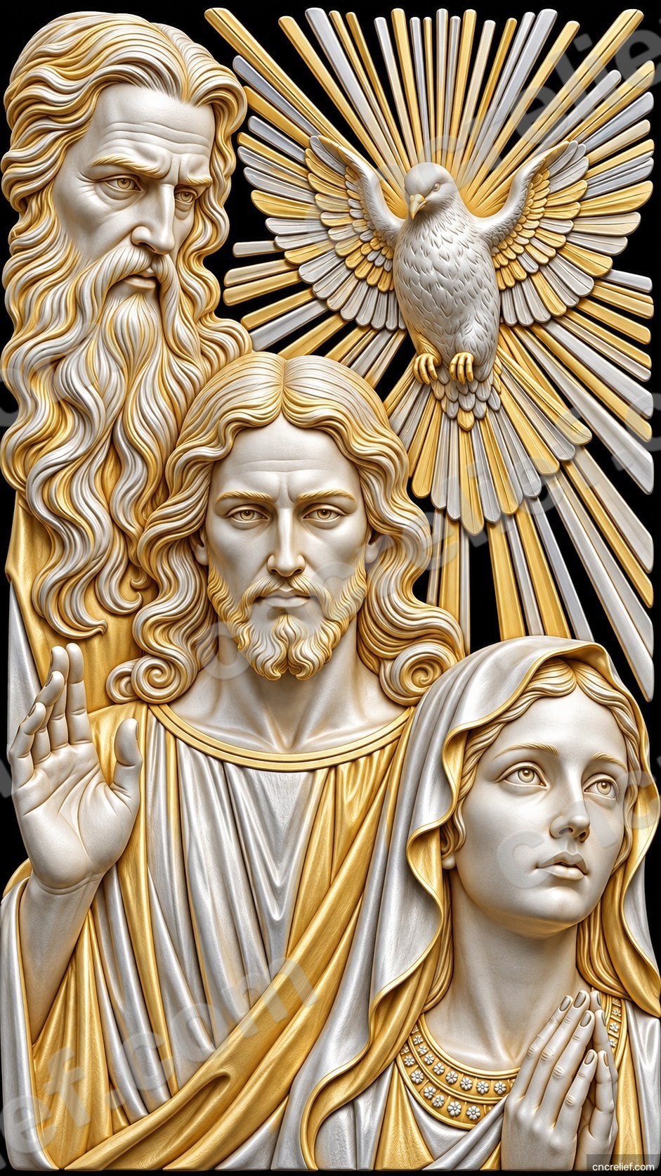 Christianity 158 - 3D relief design preview