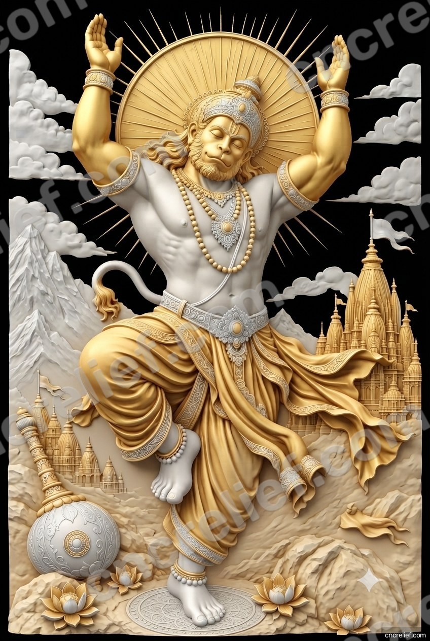 GOD 196 - 3D relief design preview