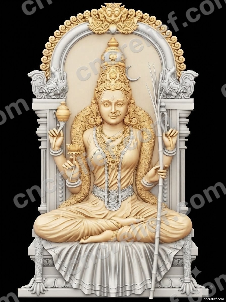 GOD 128 - 3D relief design preview