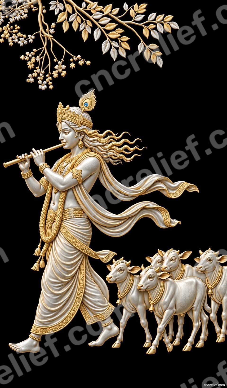GOD 023 - 3D relief design preview