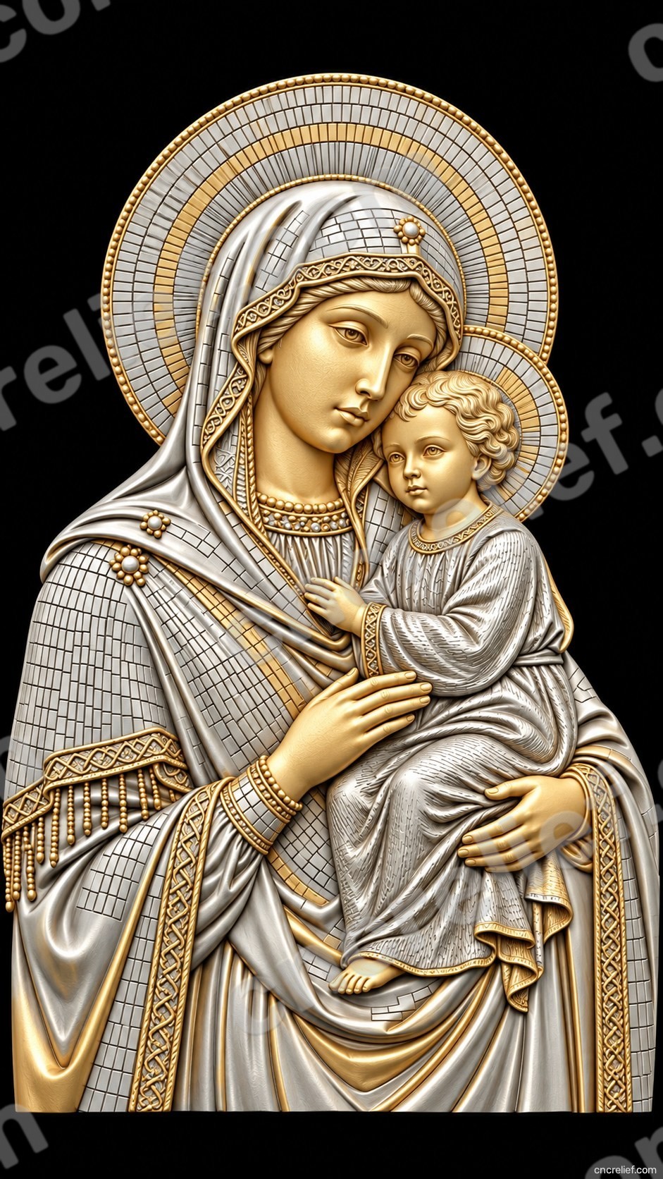 Christianity 163 - 3D relief design preview